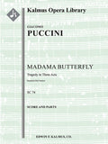 Madama Butterfly (complete opera in 3 acts; original Standard Version orchestration) Cover Image
