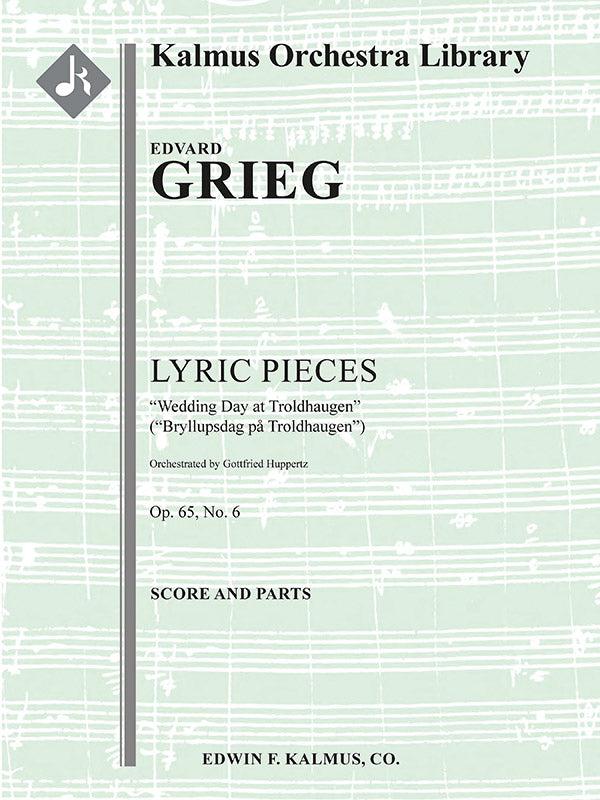 Lyric Pieces: Wedding Day at Troldhaugen, Op. 65/6 [arrangement] Cover Image