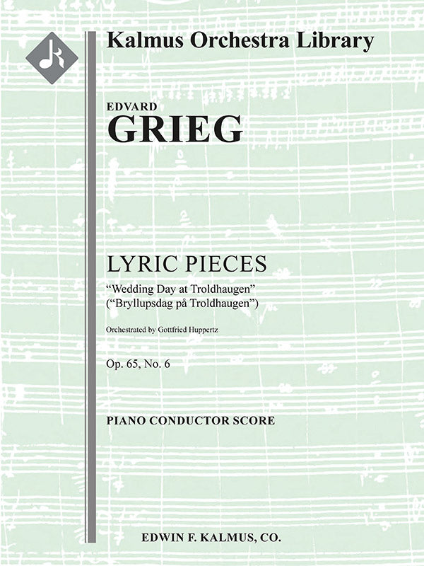 Lyric Pieces: Wedding Day at Troldhaugen, Op. 65/6 [arrangement] Cover Image