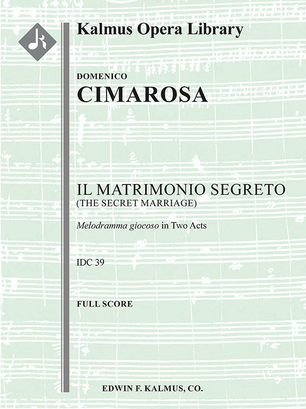 Il Matrimonio Segreto (The Secret Marriage, complete) Cover Image