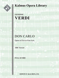 Don Carlo (1886 Version in 5 or 4 Acts) Cover Image