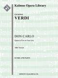 Don Carlo (1886 Version in 5 or 4 Acts) Cover Image