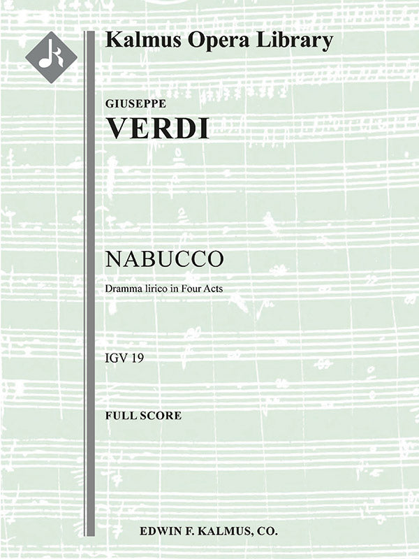Nabucco (Complete Opera) Cover Image
