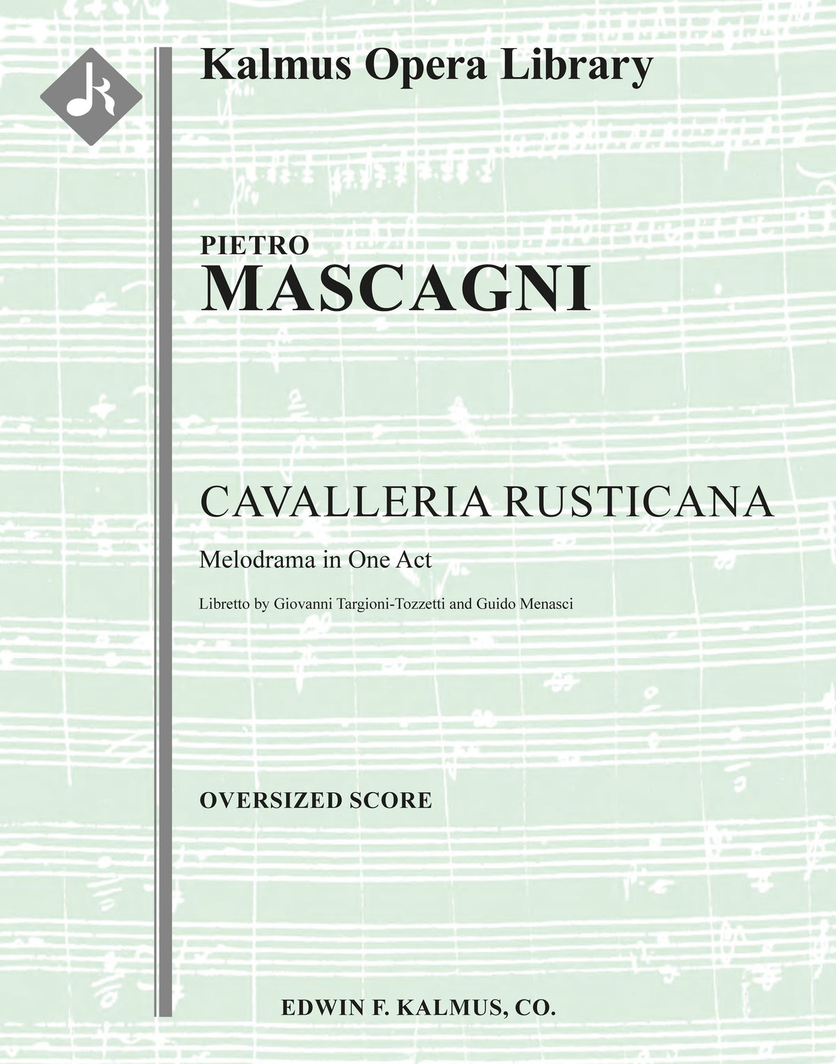 Cavalleria Rusticana [engraved, original edition] Cover Image