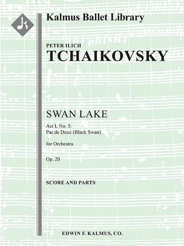 Swan Lake, Op. 20: Act I, No. 5: Pas de Deux (Black Swan) Cover Image
