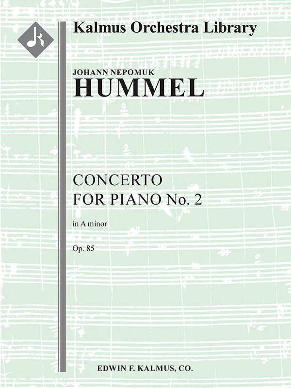 Concerto for Piano No. 2 in A minor, Op. 85 Cover Image