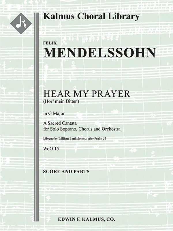 Hear My Prayer (Hor' mein Bitten) in G Major, WoO 15 Cover Image