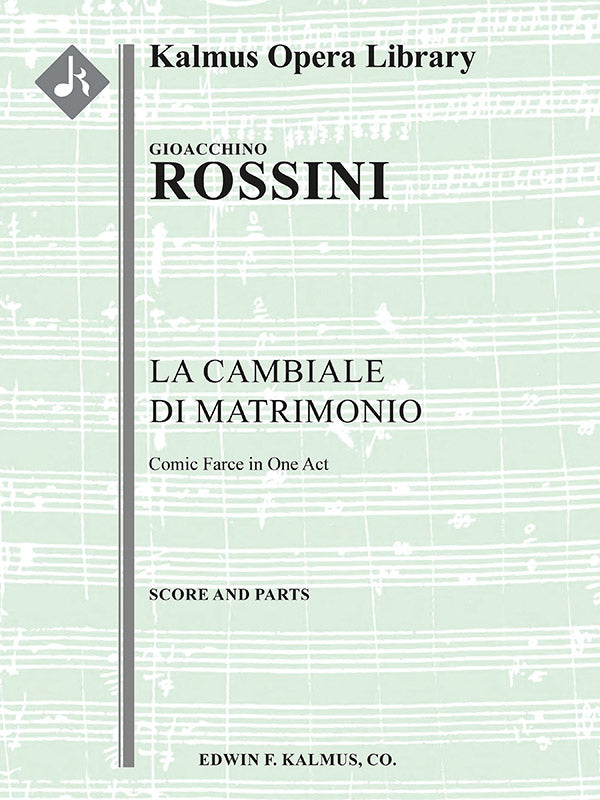 Cambiale di Matrimonio, La Cover Image