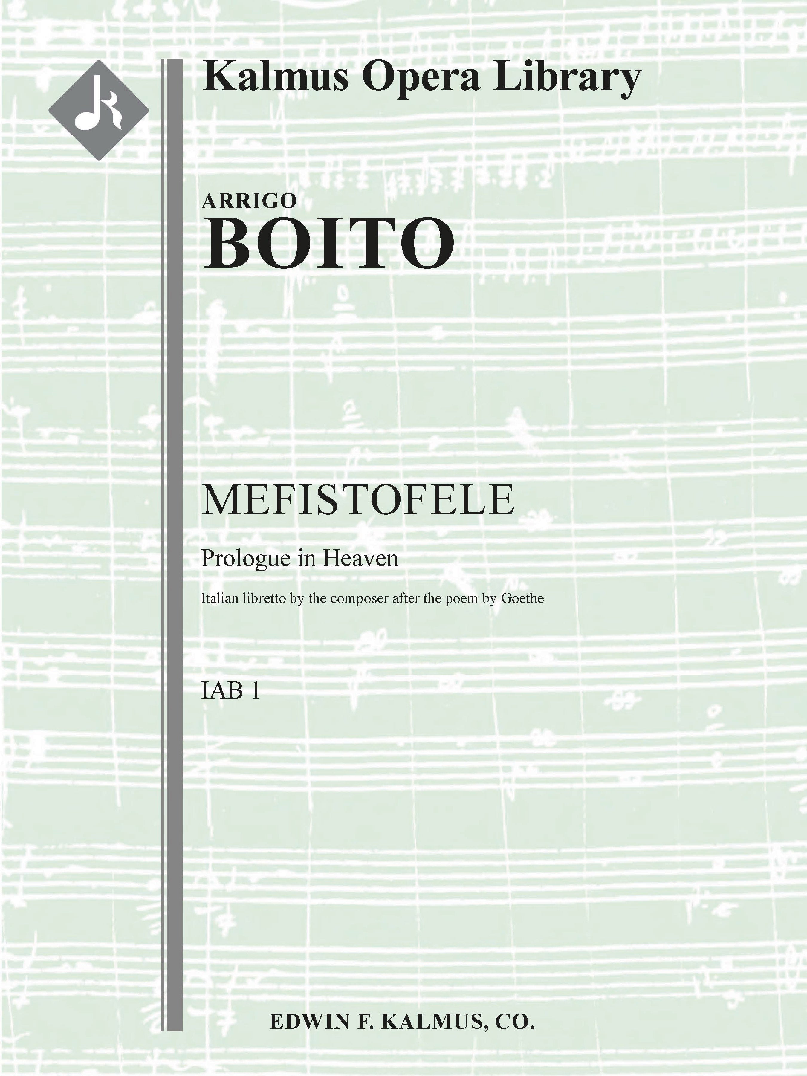 Mefistofele, IAB 1: Prologue in Heaven (complete) Cover Image