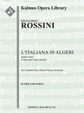 L'Italiana in Algeri; No. 4: Act I, Coro e Cavatina: Quanto roba!; Cruda sorte! Amor tiranno! (contralto) Cover Image
