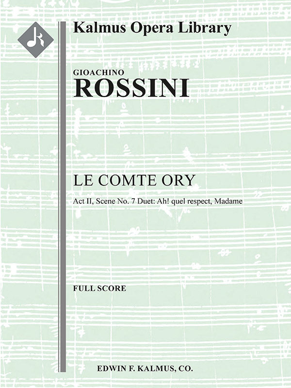 Le Comte Ory: Act II, Scene 7 Duet: Ah quel respect, Madame (soprano, tenor) (excerpt) Cover Image