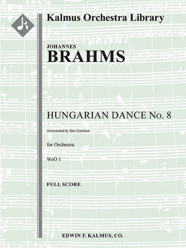Hungarian Dance No. 8, WoO 1 Cover Image
