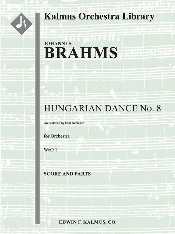 Hungarian Dance No. 8, WoO 1 Cover Image