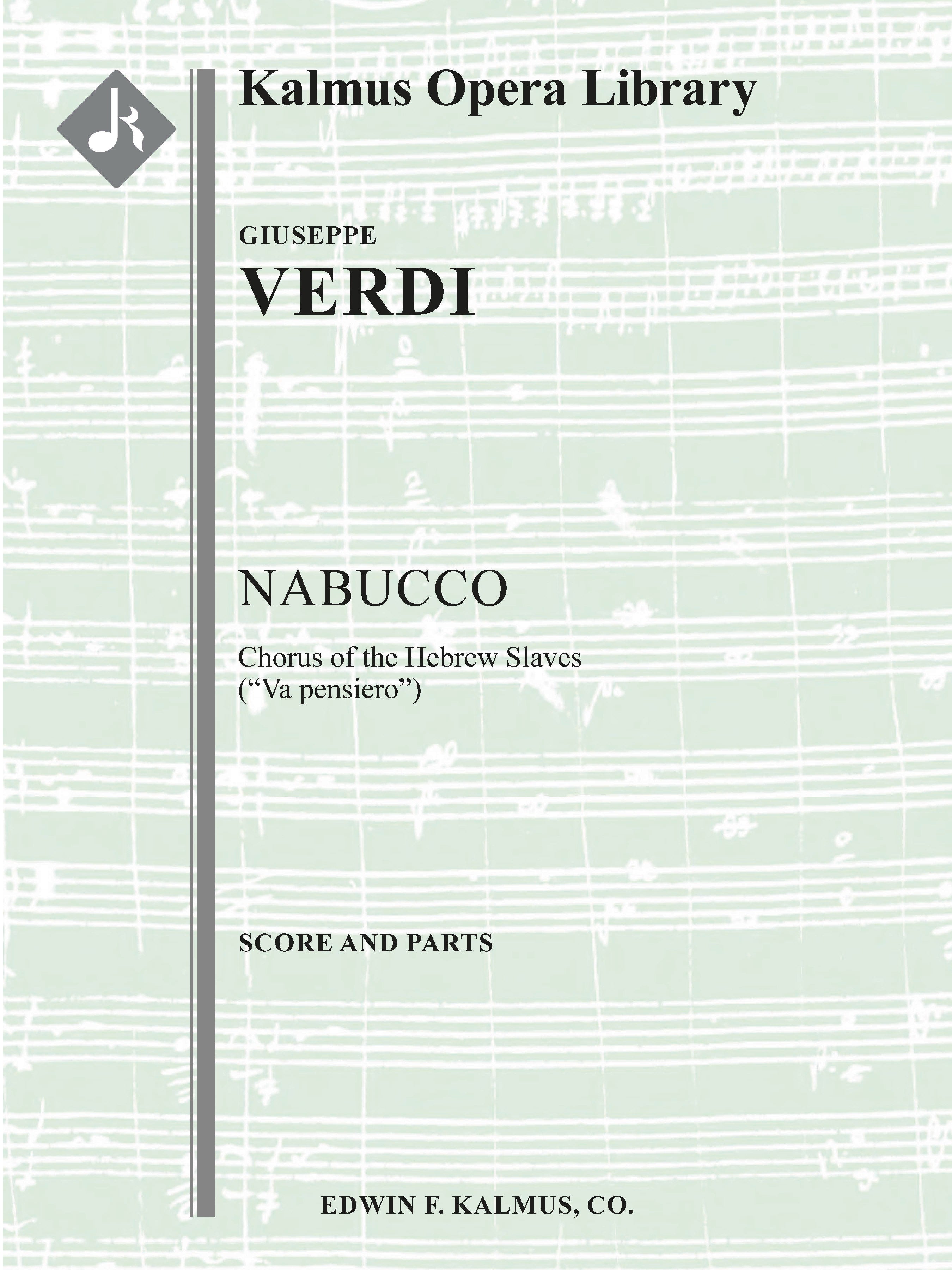 Nabucco, Part III: Va pensiero (Chorus of the Enslaved Jews) (excerpt) Cover Image