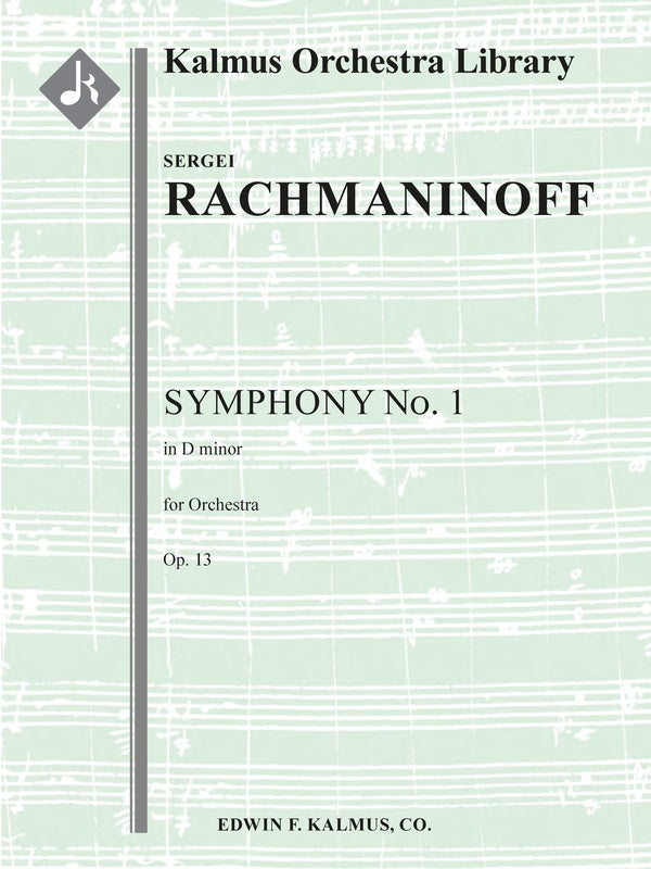 Symphony No. 1 in D minor, Op. 13 Cover Image