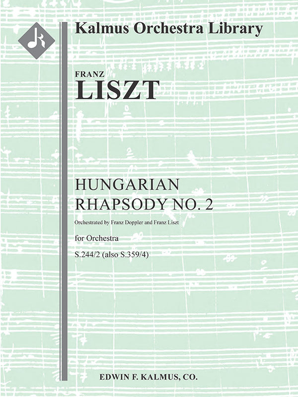 Hungarian Rhapsody No. 2, S.244/2 (also S.359/4) [Doppler] Cover Image