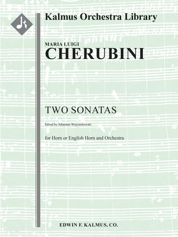 Two Sonatas (Due Sonate) for Horn (or English Horn) and Strings Cover Image