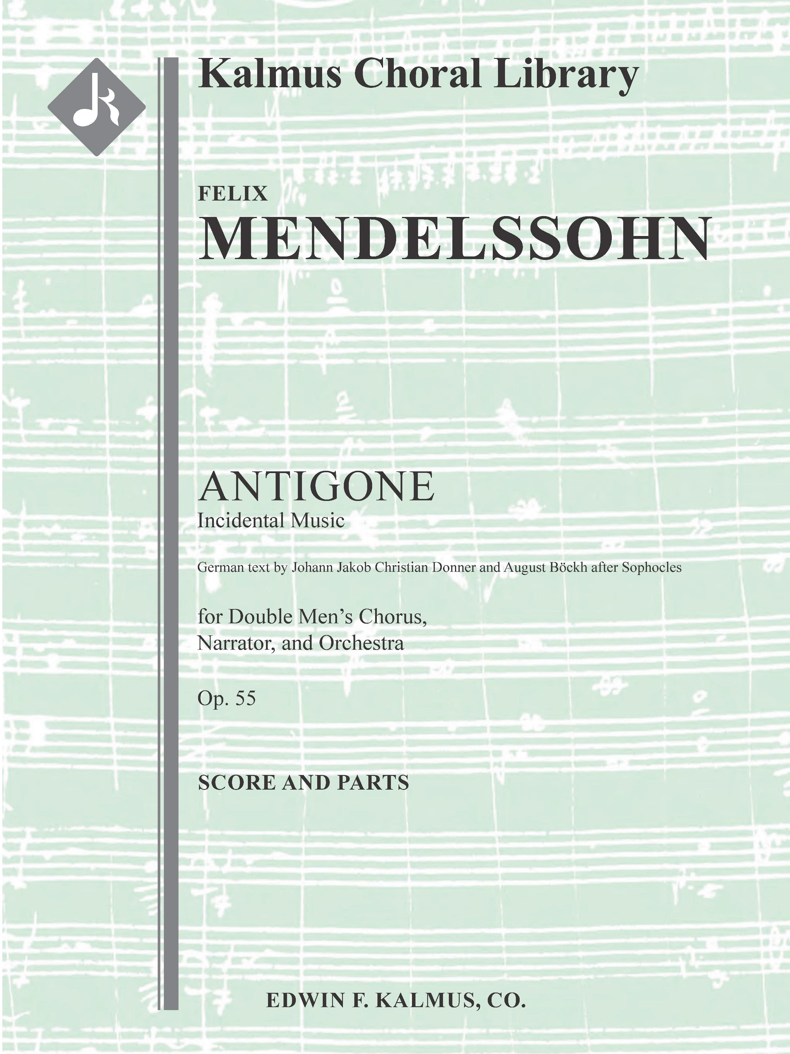 Antigone, Op. 55: Incidental Music Cover Image