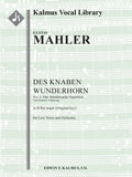 Des Knaben Wunderhorn, No. 1: Der Schildwache Nachtlied, GMW 21, low voice (B-flat, original key) Cover Image