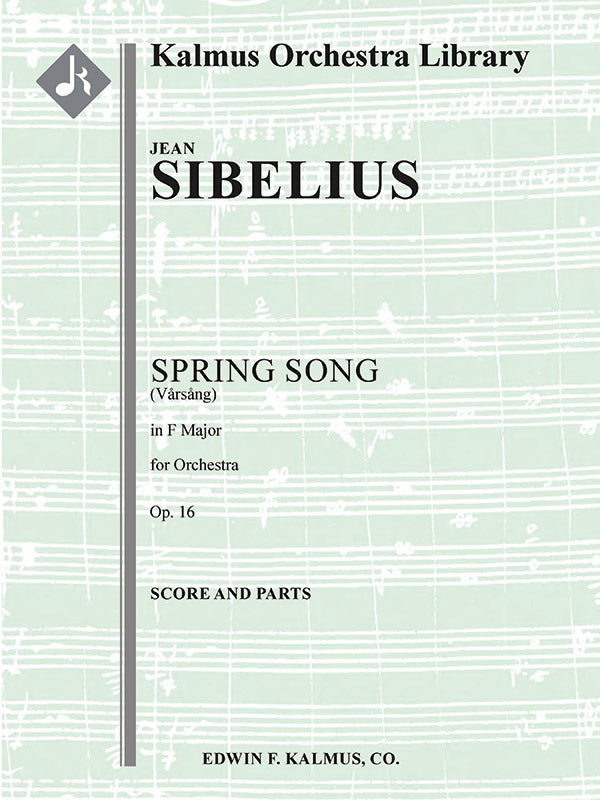 Spring Song, Op. 16 (Vaersaeng) Cover Image
