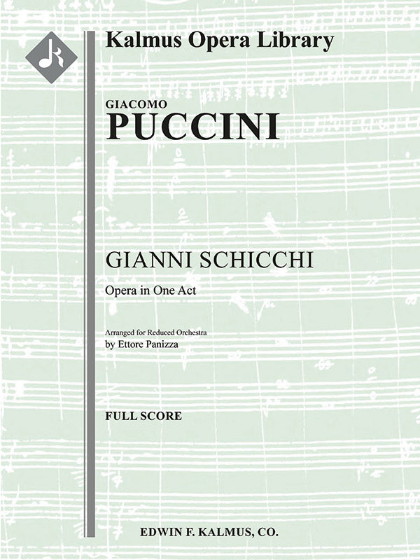 Gianni Schicchi (reduced orchestration) Cover Image