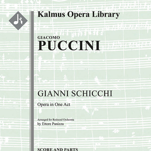 Gianni Schicchi (reduced orchestration) Cover Image