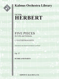 Five Pieces for Cello and Orchestra: I. Yesterthoughts, Op. 37 Cover Image