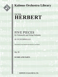Five Pieces for Cello and Orchestra: III. Punchinello, Op. 38 Cover Image