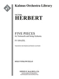 Five Pieces for Cello and Orchestra: IV. Ghazel Cover Image