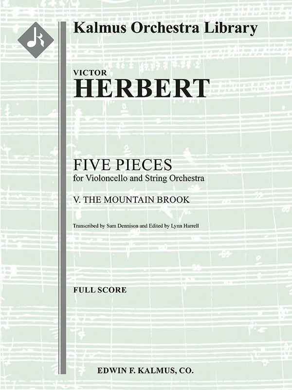 Five Pieces for Cello and Orchestra: V. The Mountain Brook Cover Image