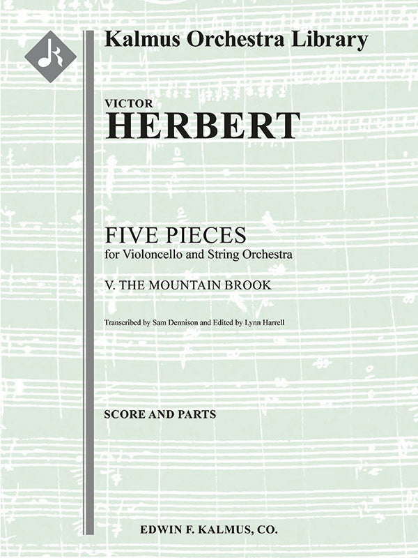 Five Pieces for Cello and Orchestra: V. The Mountain Brook Cover Image