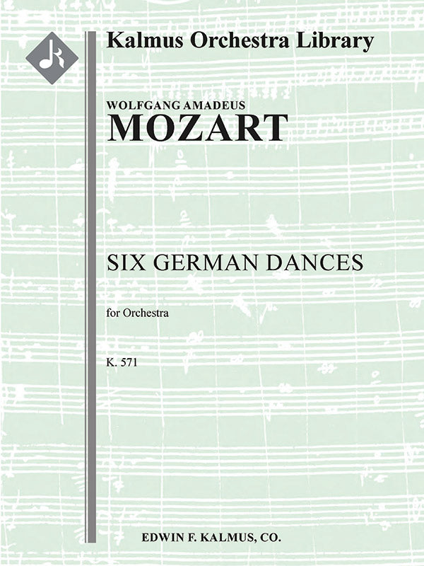 Six German Dances, K. 571 Cover Image