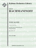 Vocalise, Op. 34, No. 14 (C# minor) Cover Image