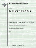 Three Japanese Lyrics, K016 Cover Image