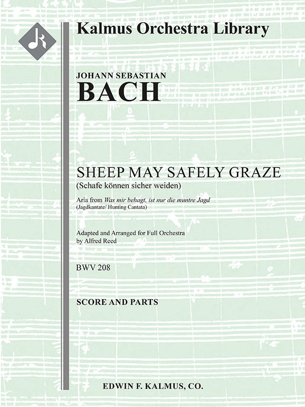 Sheep May Safely Graze (Schafe konnen sicher weiden) from Was mir behagt, ist nur die muntre Jagd (Jagdkantate/ Hunting Cantata), BWV 208 Cover Image