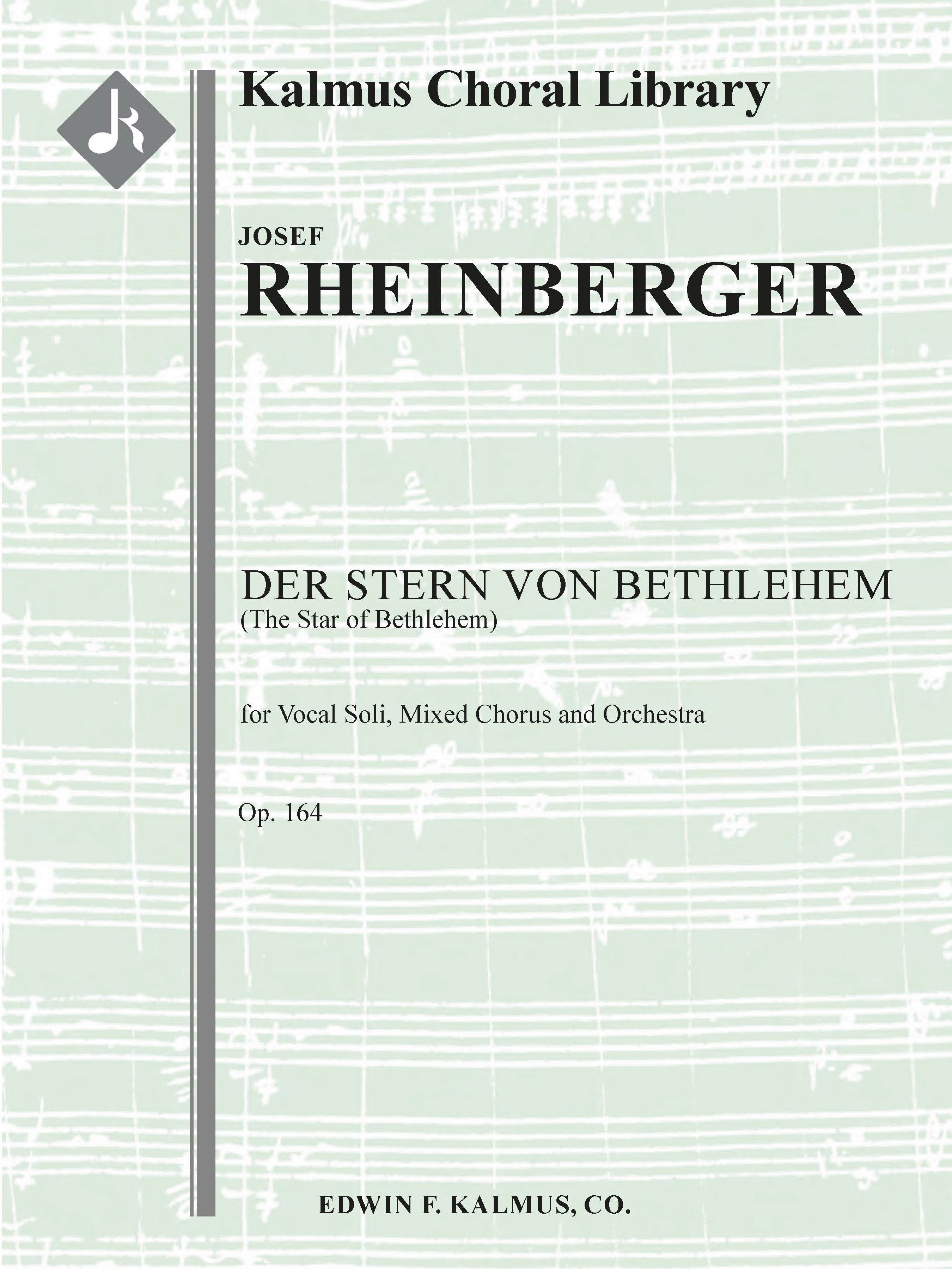 Der Stern von Bethlehem, Op. 164 (The Star of Bethlehem) Cover Image