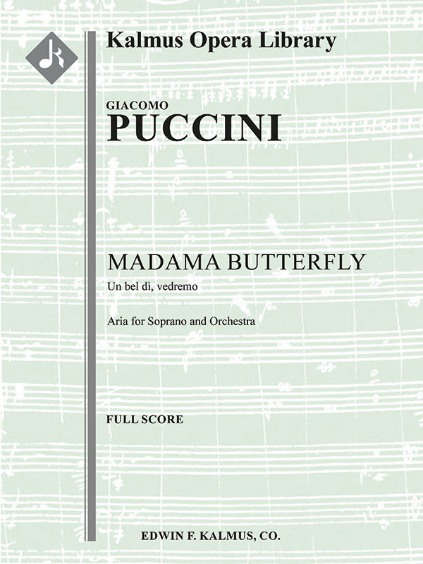 Madama Butterfly, Act II, Sc. 1 Aria: Un bel di, vedremo (soprano) Cover Image