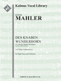 Des Knaben Wunderhorn, No. 10: Lob des hohen Verstandes, GMW 33, high voice (D, original key) Cover Image