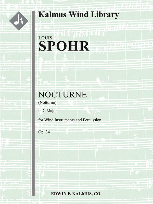 Nocturne for Wind Instruments and Percussion, Op. 34 Cover Image