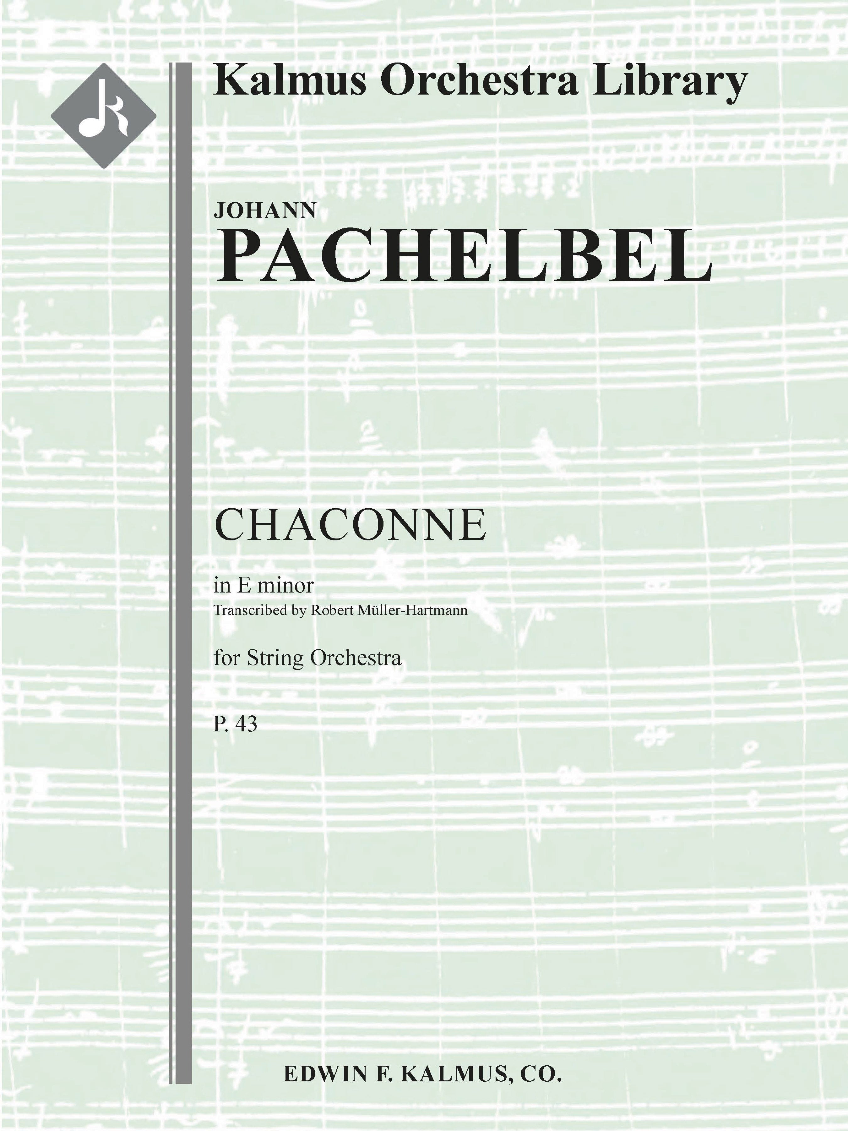 Chaconne, P. 43 (Mueller-Hartmann) Cover Image