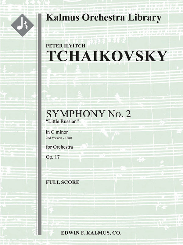 Symphony No. 2 in C minor, Op. 17 'Little Russian' (2nd version - 1880) Cover Image