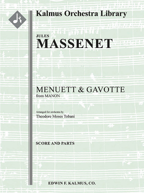 Manon: Minuet and Gavotte [transcription] Cover Image
