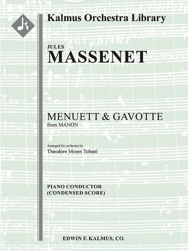 Manon: Minuet and Gavotte [transcription] Cover Image