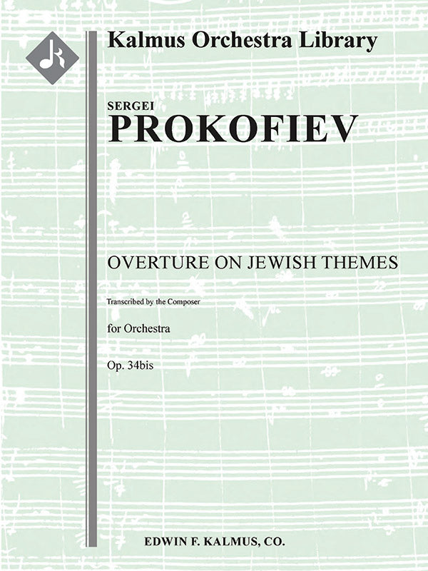 Overture on Jewish Themes, Op. 34bis [composer's transcription] Cover Image