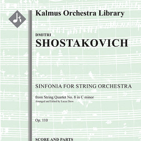 Sinfonia (Symphony) for String Orchestra from String Quartet No.8, Op.110 Cover Image