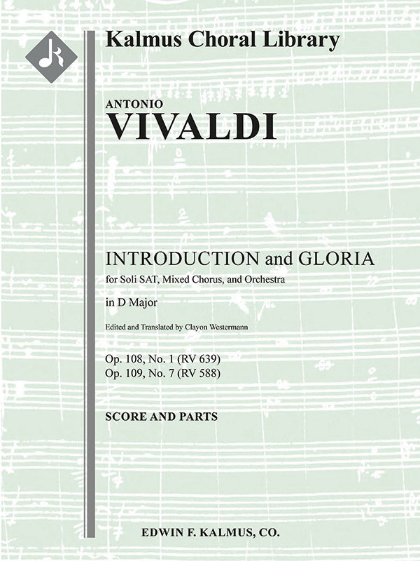 Introduction [Jubilate], RV 639 (Op. 108/1) and Gloria (Op. 109/7), RV 588 Cover Image