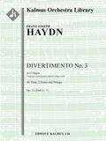 Divertimento in G, Op. 31, No. 3 (Hob.X: 5) [composer's transcription, ed. Egidi] Cover Image