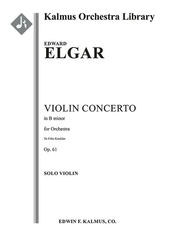 Violin Concerto in B minor, Op. 61 Cover Image