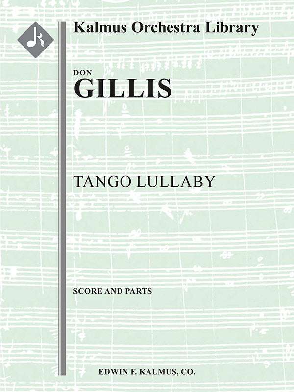 Tango Lullaby for Orchestra Cover Image