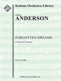 Forgotten Dreams for Piano and Orchestra Cover Image